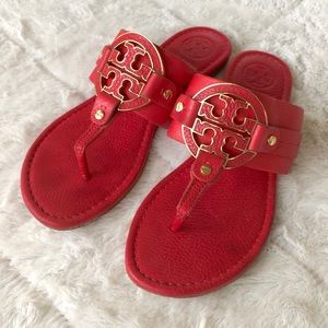Tory Burch Hot Pink Amanda Sandal